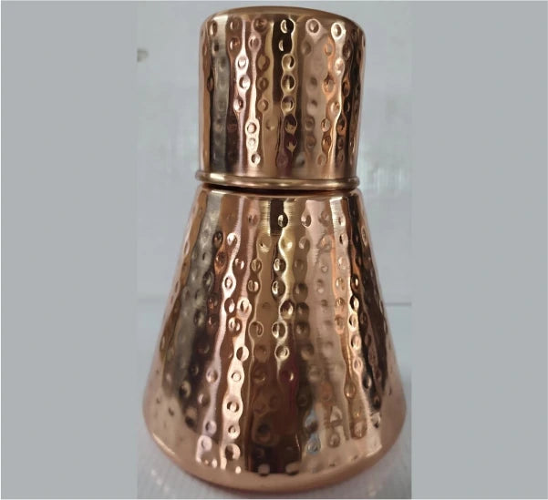 Copper Jug Conical Hammered