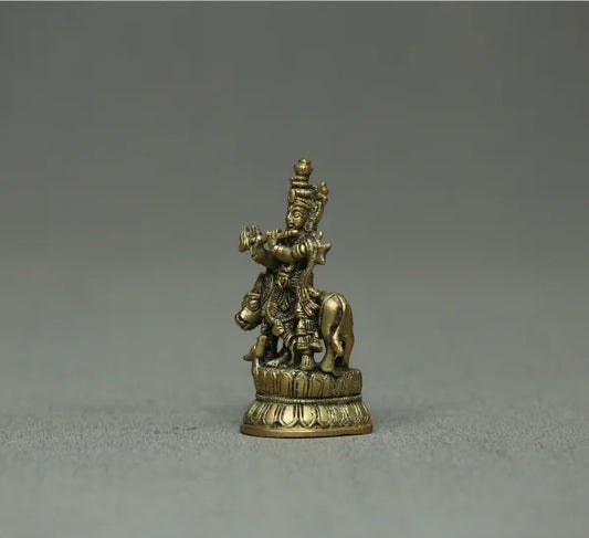 Krishna Cow Spl .325gm Antique