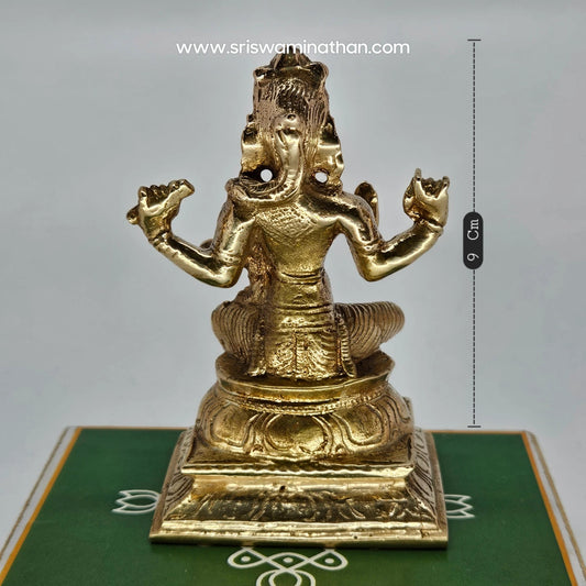 Bala Ambigai Panchaloha Statue 3.5 Inch | Goddess Parvati Child for Navaratri