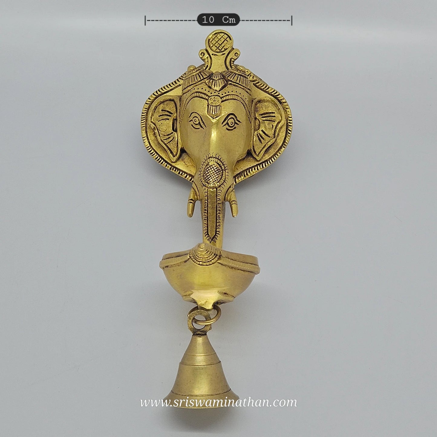 Elephant face bell 1 kg Antique