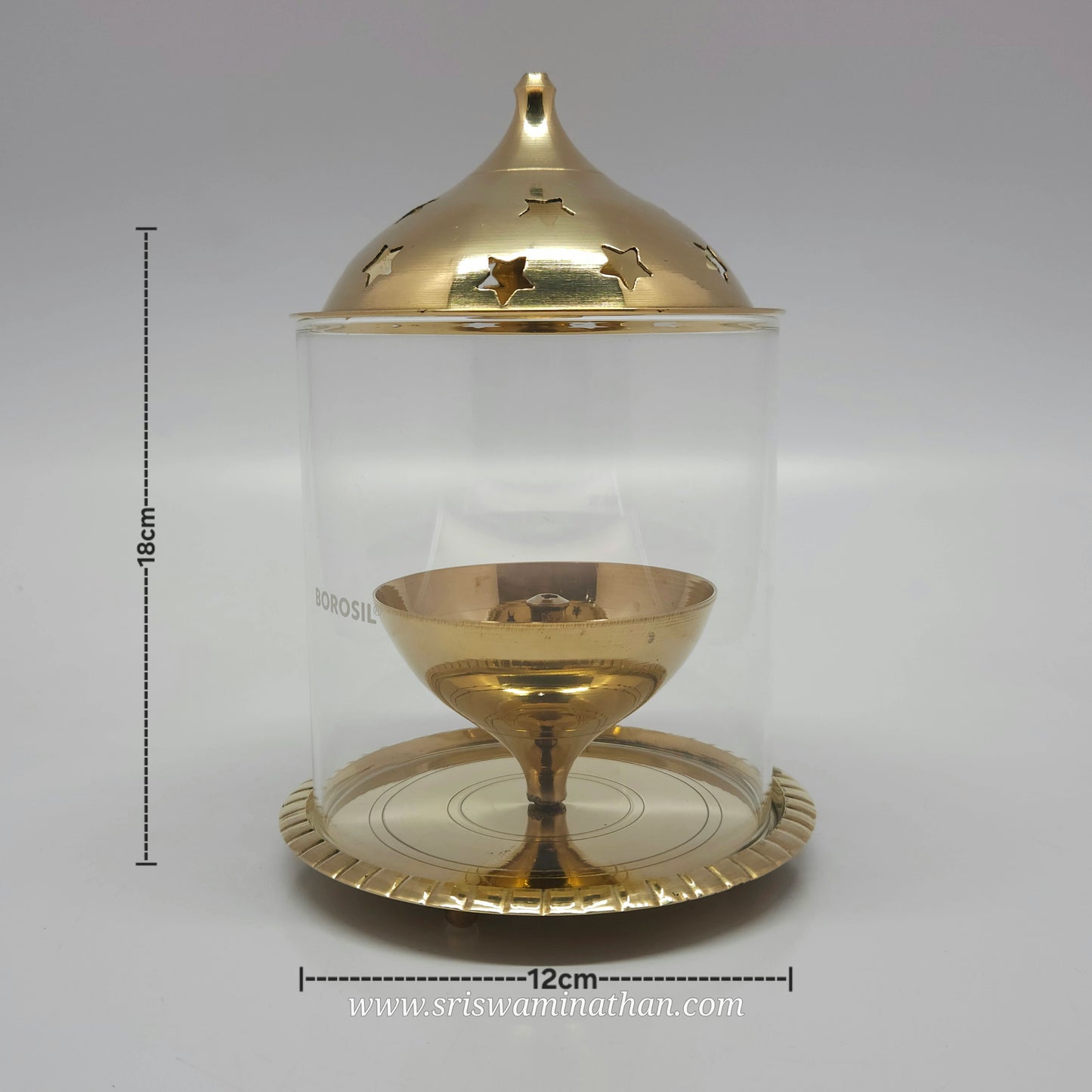 Akhand Jyothi Brass Oil Lamp – Anaya Vilakku for Pooja & Festivals