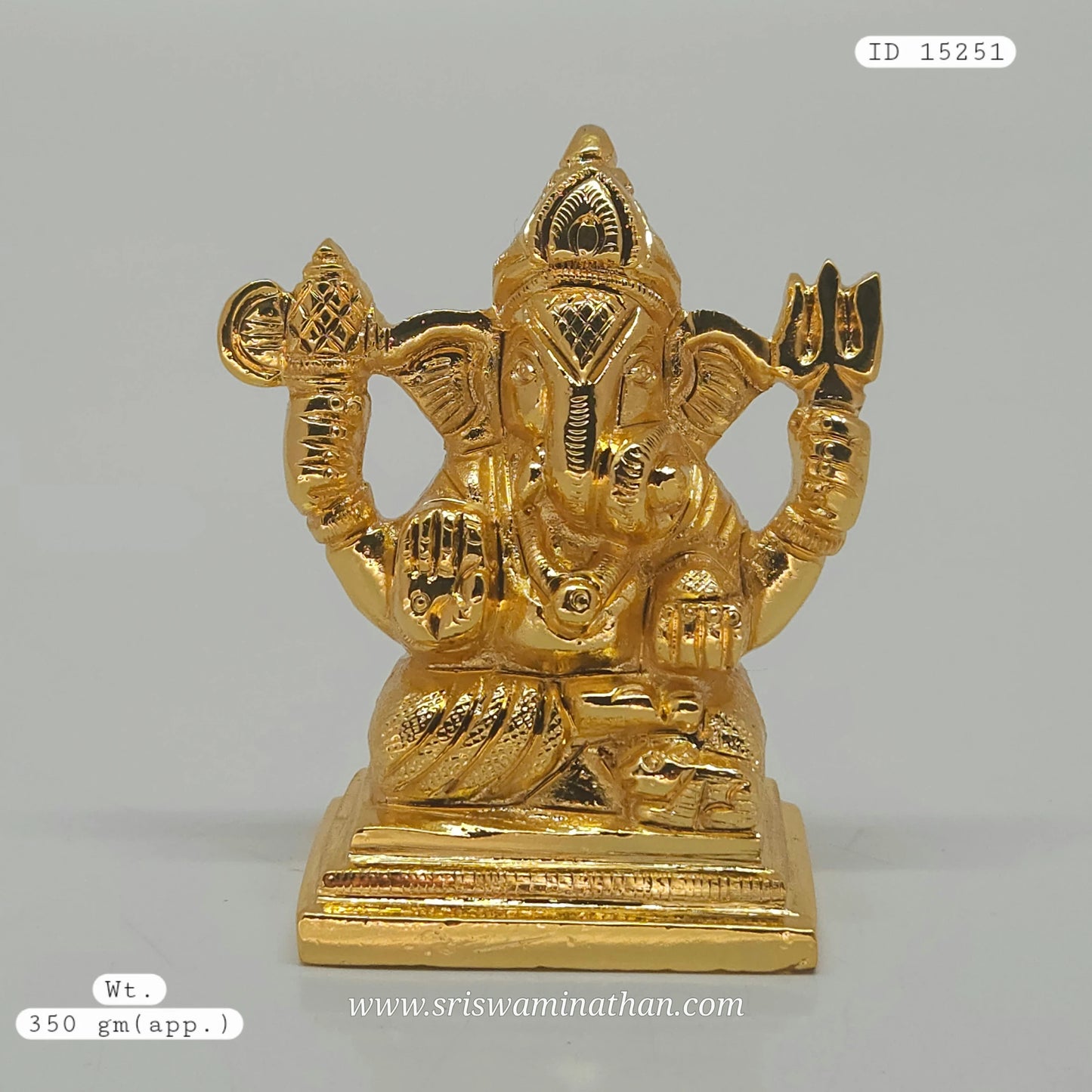 Veer vinayagar 3 Inches 350 gm