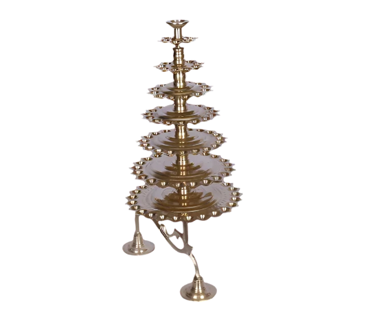 7 ADUKKU DEEPAM| 7 STEPS BRASS AARTI