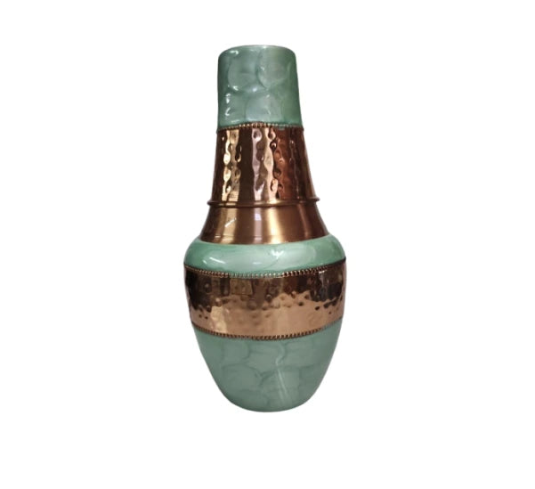 Copper Jug-vintage Olive Green