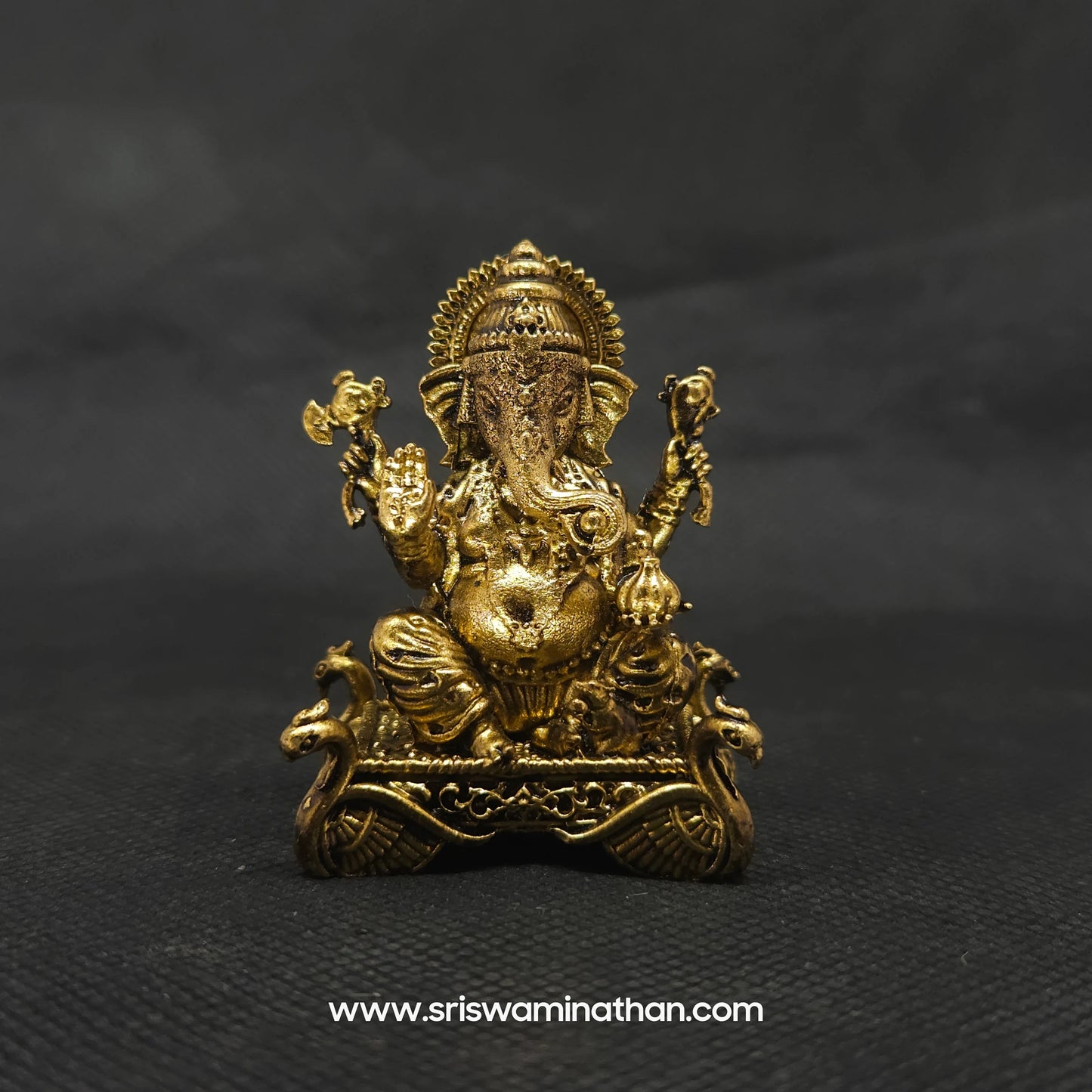 Dhundhi Ganapati with Hamsa Vahana