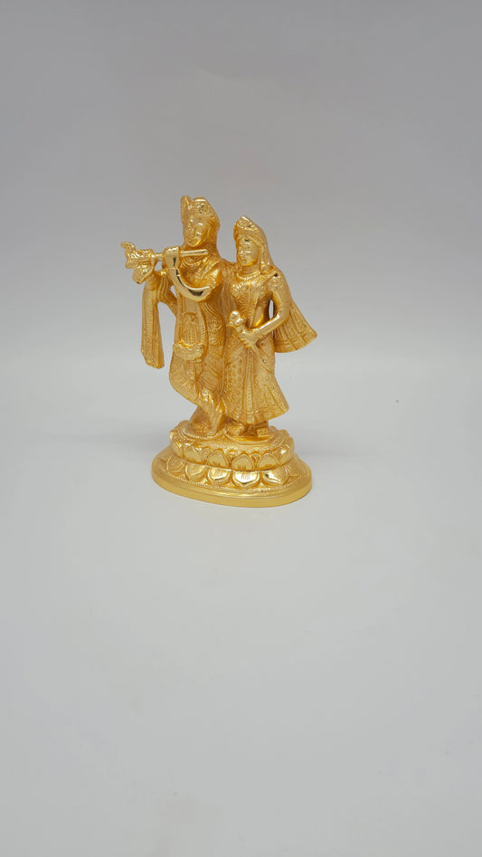 7" Golden finish Krishnan Radhai