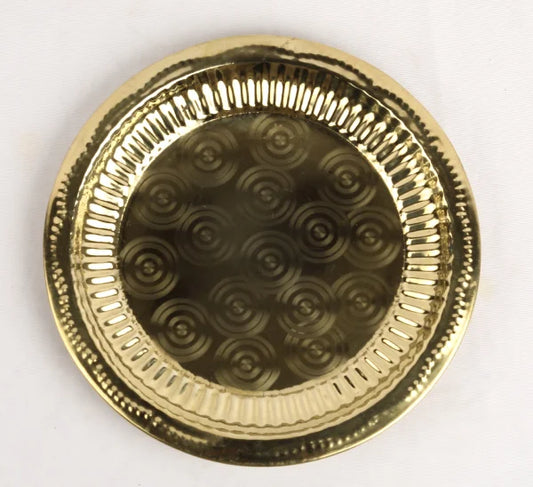 Brass Nagas Plate No.7 120 Gm