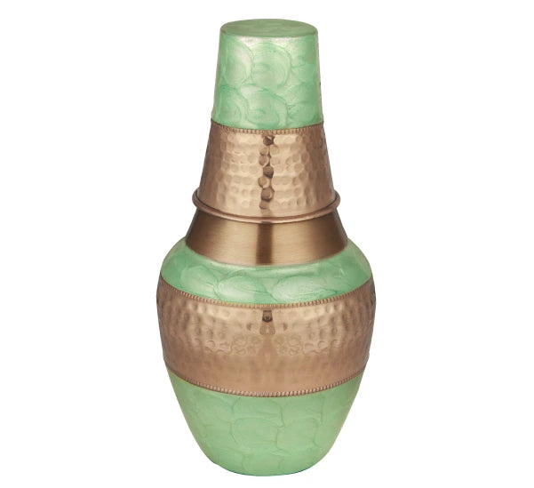 Copper Jug - Vintage Mint Green