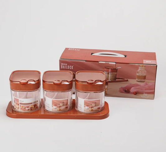 Glass Oil Bottle 3 Pcs 144