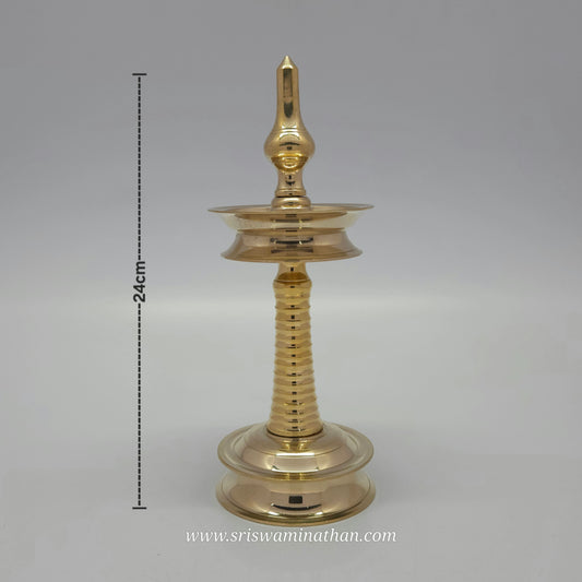 Brass Kuthu Vilakku | Nilavilakku / Ayyappan Vilakku Traditional Standing Oil Lamp