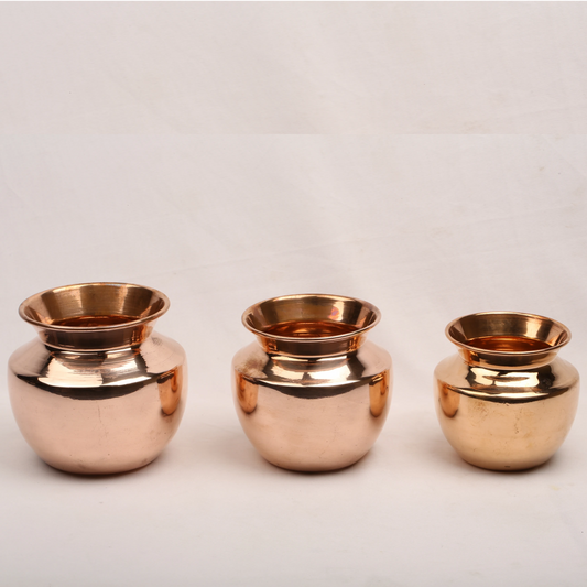 Copper Chombhu Kalasam - Traditional Tamil Nadu Sombu | 500ml, 750ml, 1L