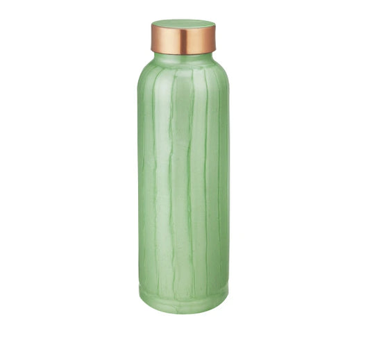 Copper Water Bottle- Unique Mint Green