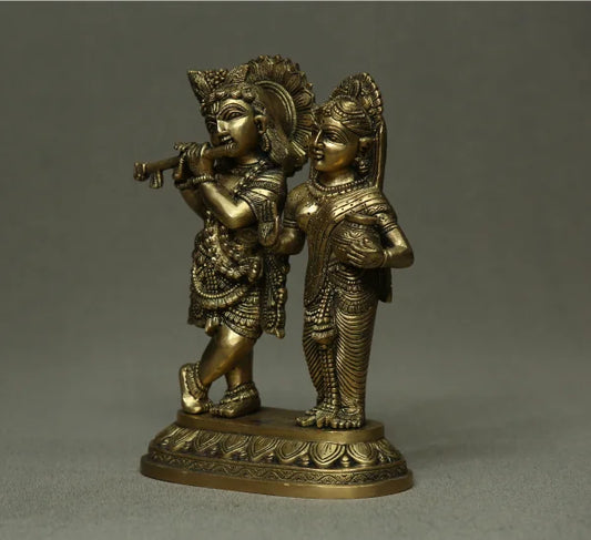 Radha Krishnar Base 4.5kg Antique