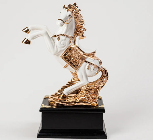 Horse Resin Craft 081- Gold