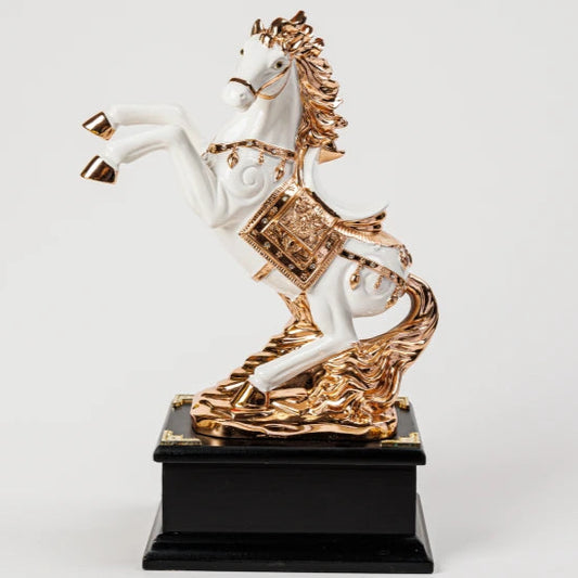 Horse Resin Craft 081- White