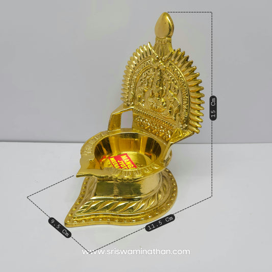 Meenakshi Kamatchi Brass Vilakku - Goddess Lamp for Pooja