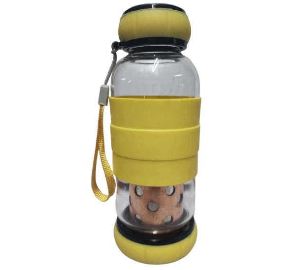 Zest Glass Bottle with copper filter 300ml