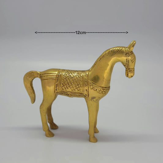 Traditional Brass Horse – Cultural & Artistic Showpiece