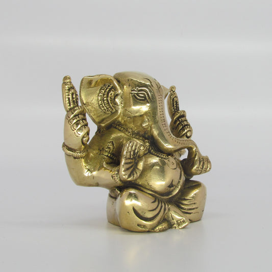 Siddhivinayaka Ganesha – Antique Brass Idol of Auspicious Blessings