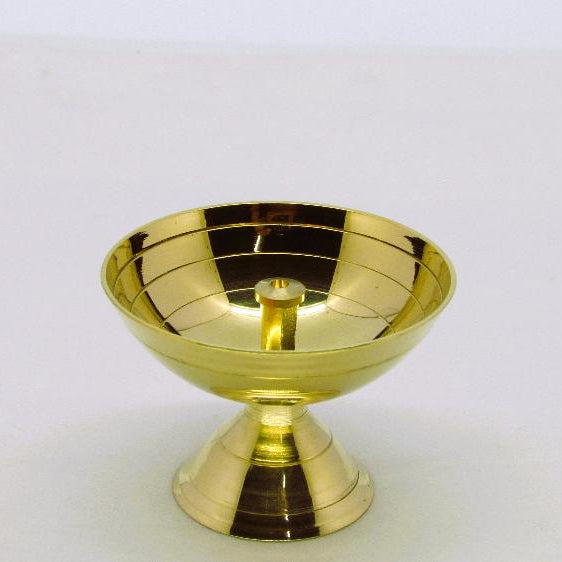Traditional Brass Pyalli Deepam for Pooja - 45g|Diwali & Karthigai Festive Essential