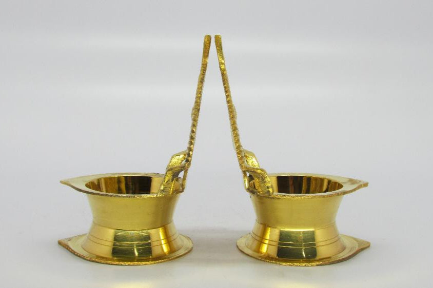 BRASS LAKSHMI VILAKKU No. 5