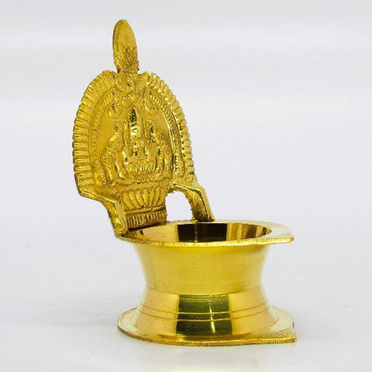 BRASS LAKSHMI VILAKKU No. 5