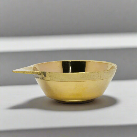 Diwali Special Agal Deepam 3" |Karthigai Deepam Brass Oil Lamp 65g