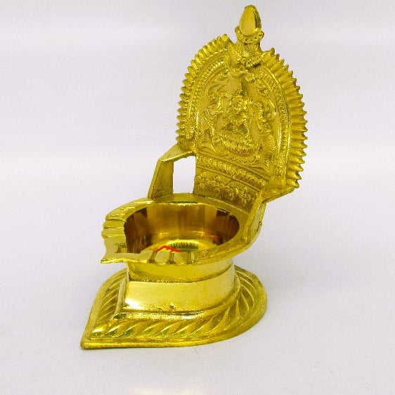Divine Sridevi Kamatchi Brass Vilakku 5