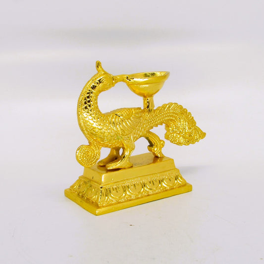 Brass Annapatchi Decorative Lamp – Traditional Showpiece for Home Décor