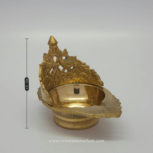 Golden Peacock Lamp