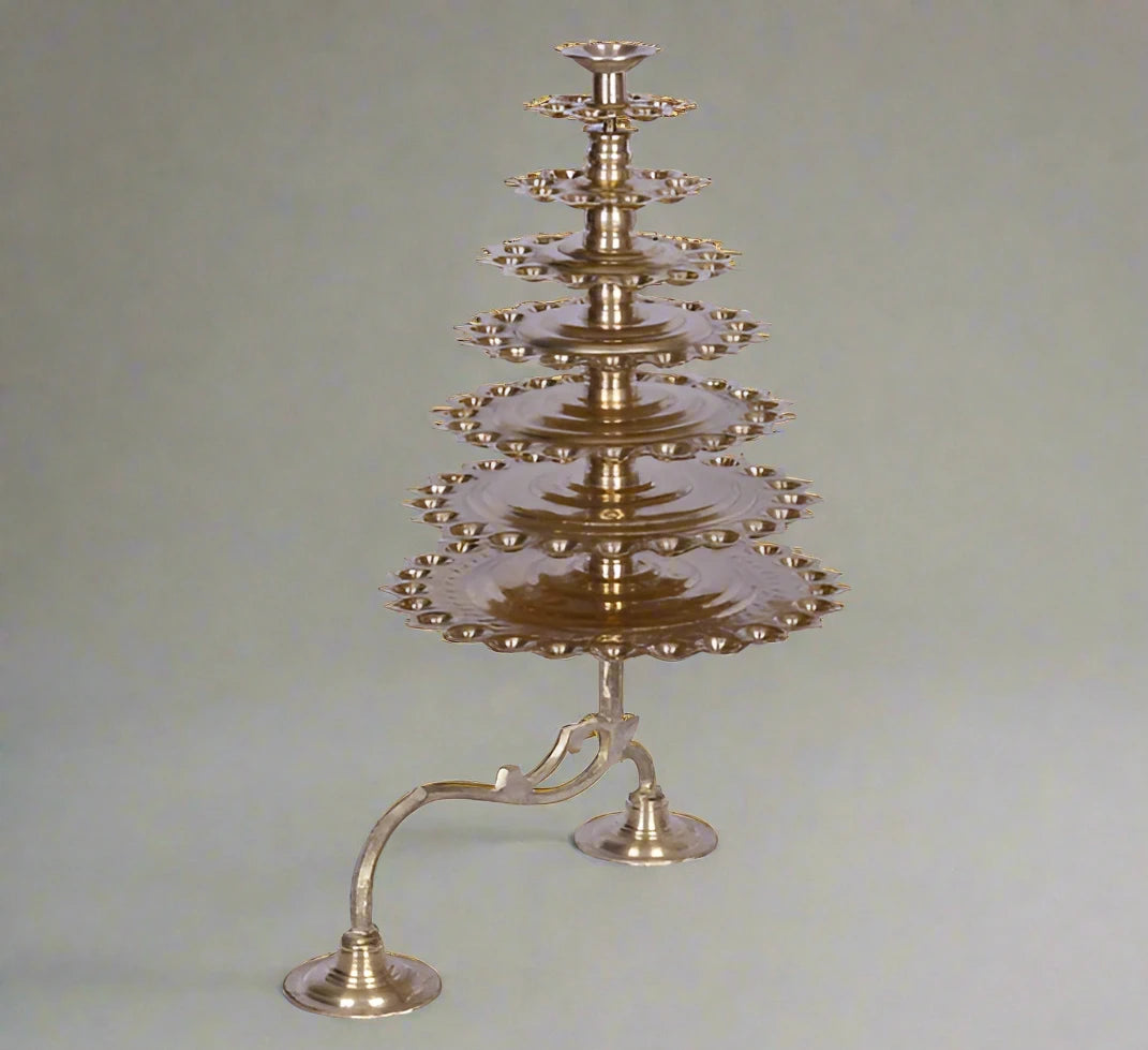 7 ADUKKU DEEPAM| 7 STEPS BRASS AARTI