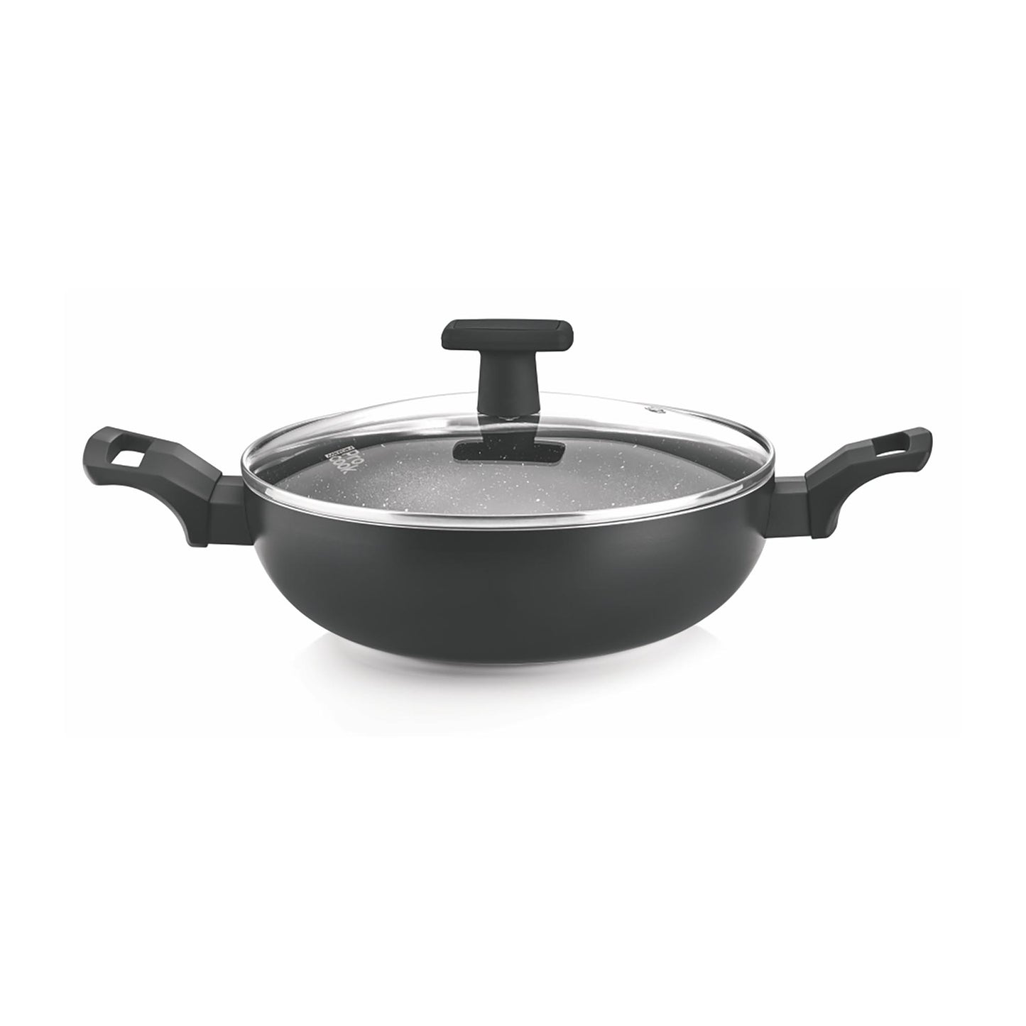 MILTON KADHAI WITH LID 26CM GRANITO INDUCTION