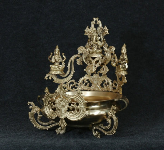 Laskhmi Vinayagar Saraswathi Urli 19 Inch