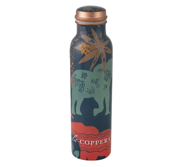 Copper Water Bottle Mist Texture