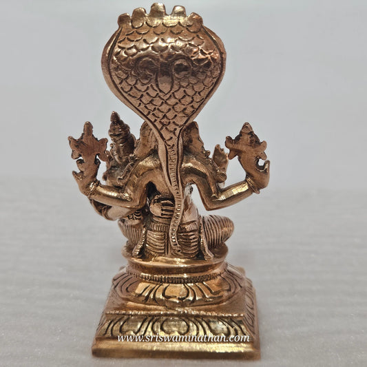 Hayagreeva Panchaloha Horse-Faced Vishnu - Student Worship Deity - Authentic Five-Metal 250g