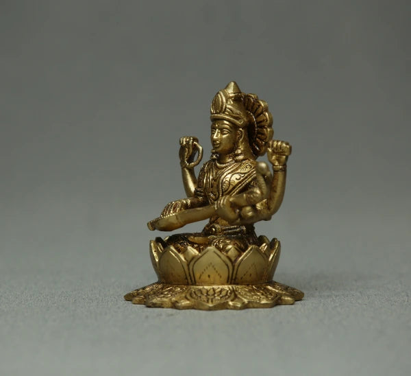 Ganesh,laxmi,saraswathi Lotus