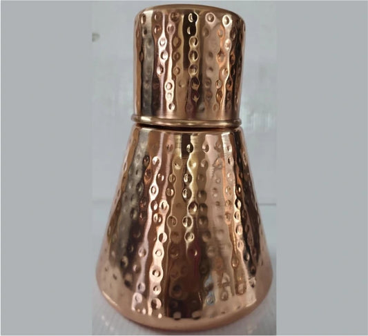Copper Jug Conical Hammered