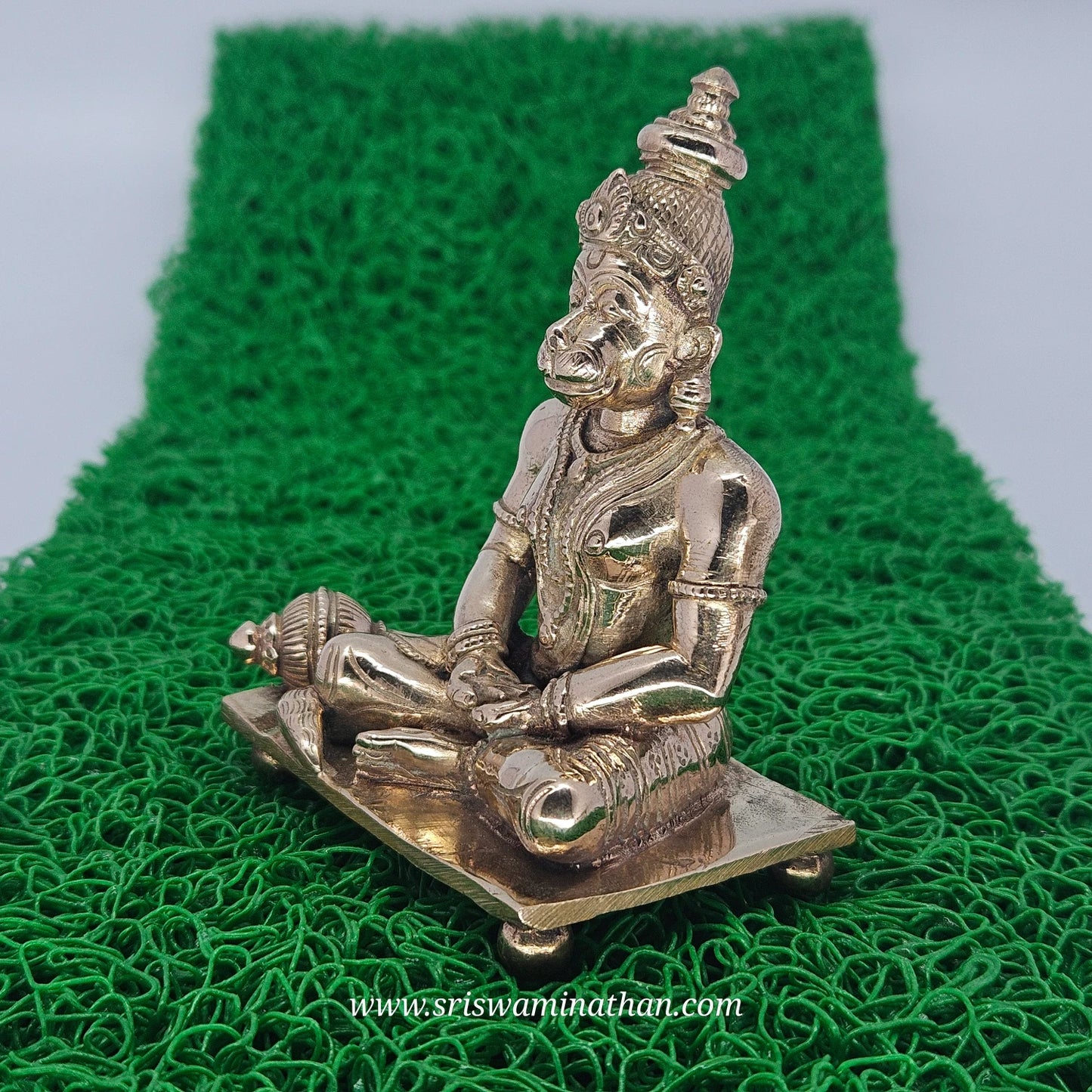 Handcrafted Panchaloga Hanuman Idol – 3.2 inch | Kumbakonam Anjaneya Statue