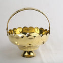 Brass Sheet Basket With Casted Handle 8