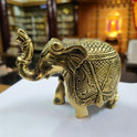 BRASS ROYAL ELEPHANT ANTIQUE