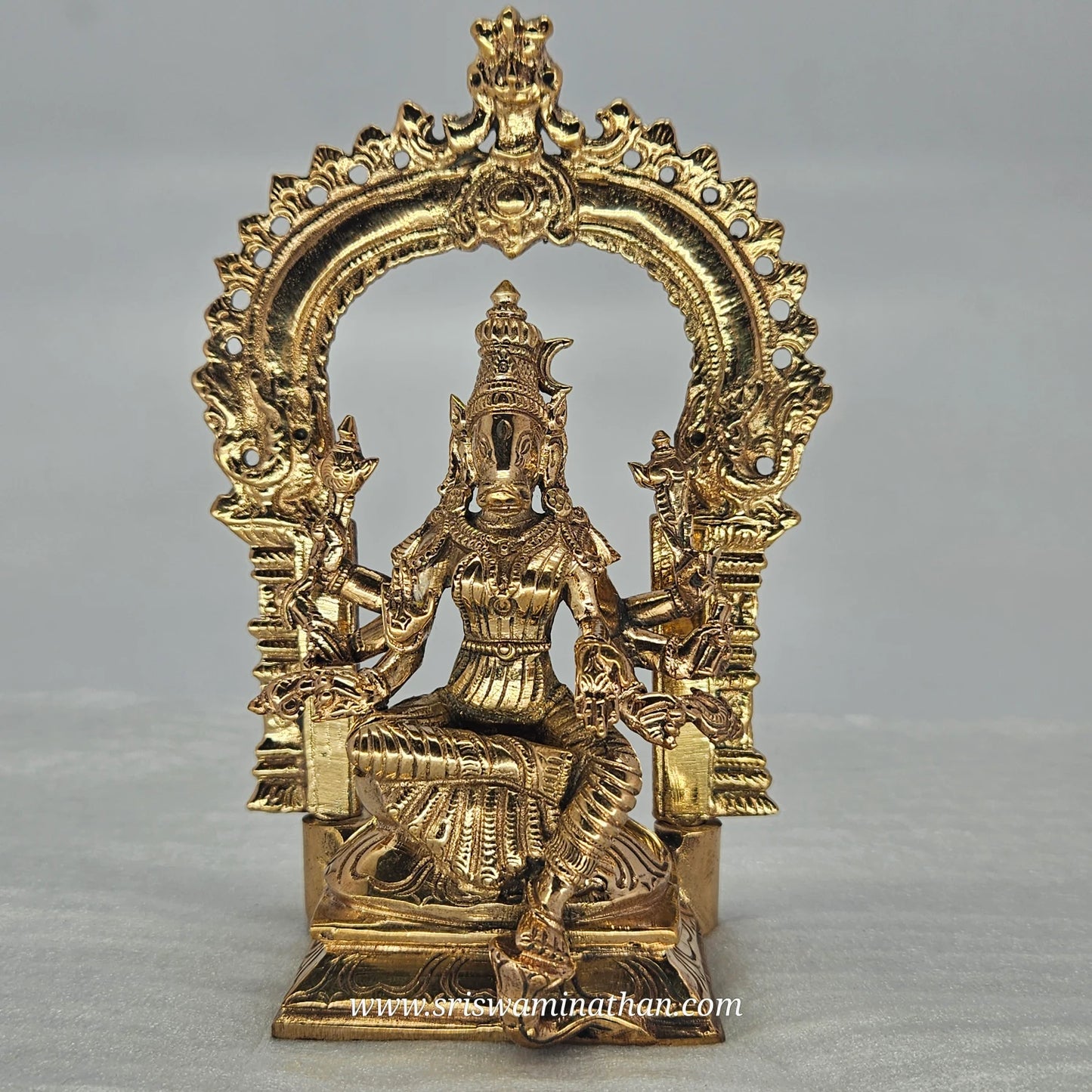 Handcrafted Panchaloha Varahi Amman Statue – South Indian Temple Art
