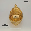 Vishnu Namam Brass Pooja Lamp with Shanku & Chakram