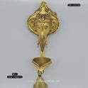 Elephant face bell 1 kg Antique