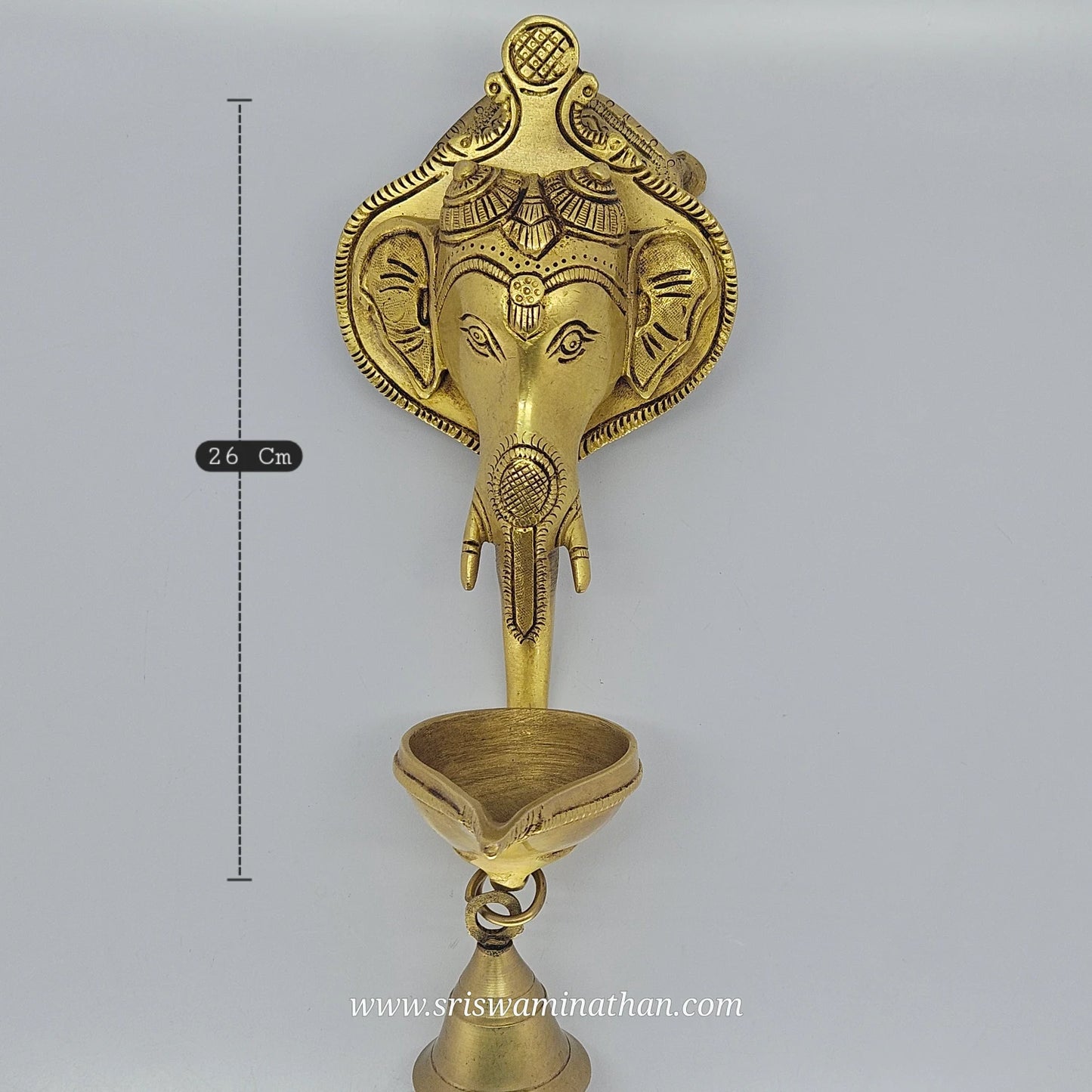 Elephant face bell 1 kg Antique