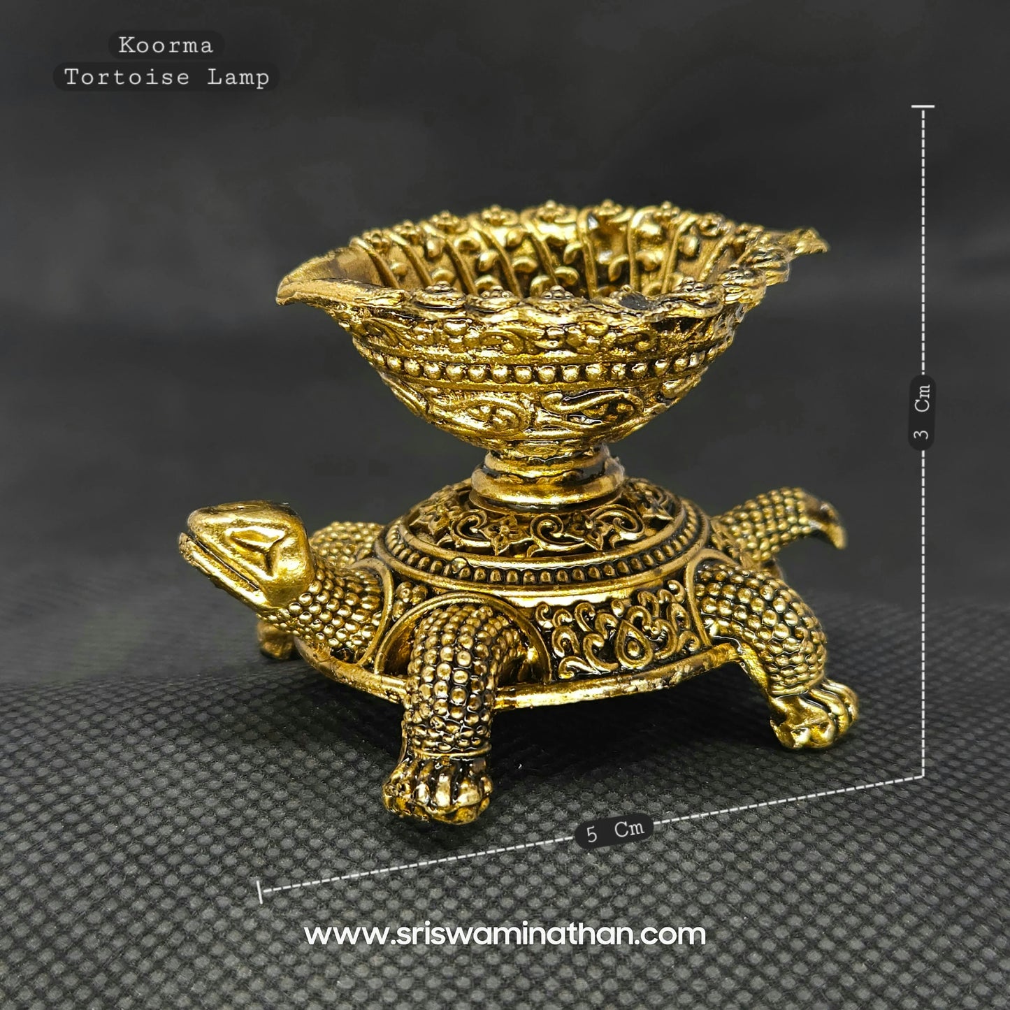 Pure Brass Craft Koorma Deepam