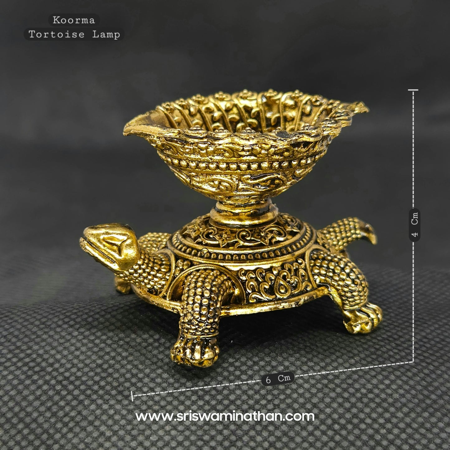 Pure Brass Craft Koorma Deepam