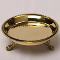 Brass Pooja Pin Tray – 3 Inches Diameter