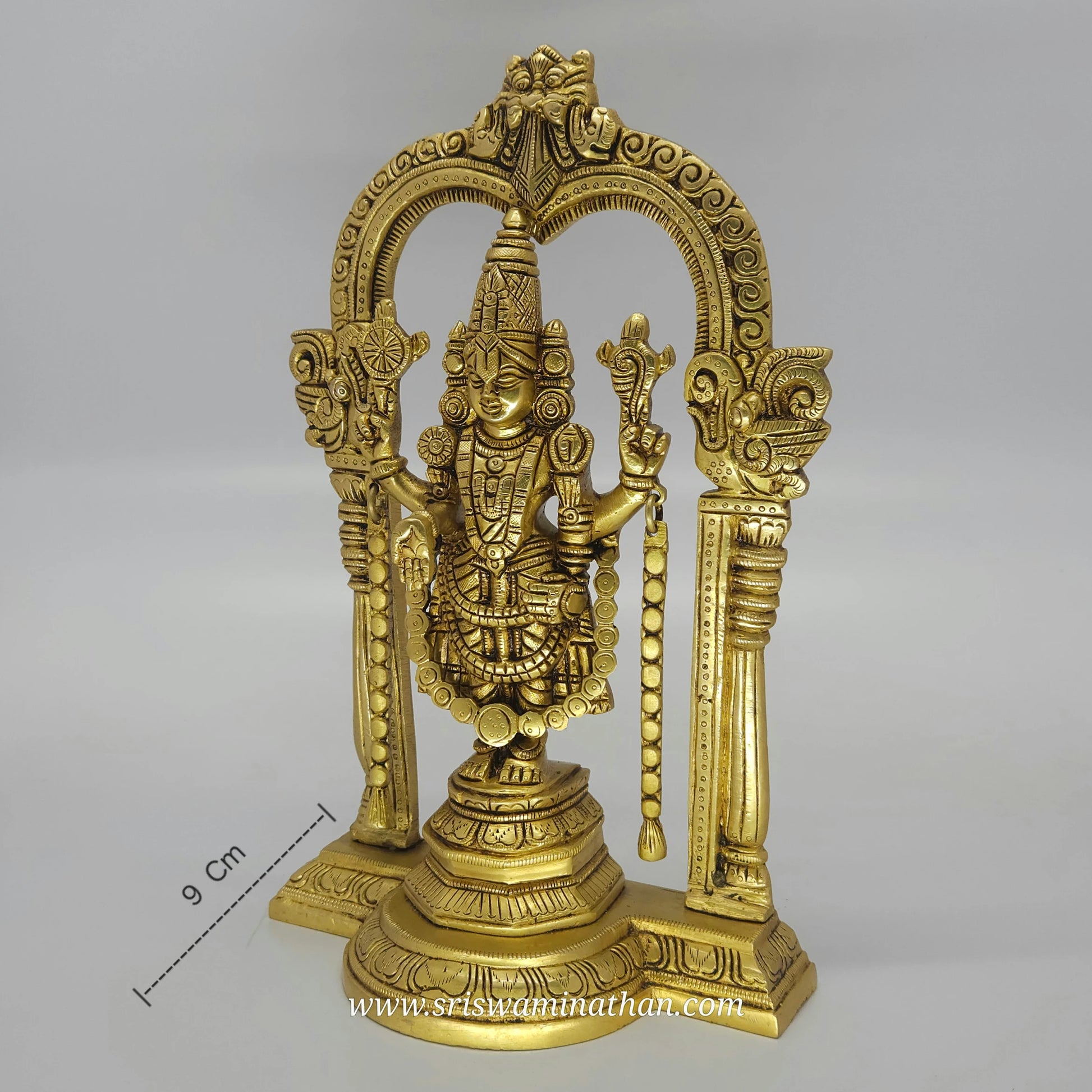 Tirupati Balaji Ezhumalaiyan statue - Handcrafted for Rathasapthami festival celebrations