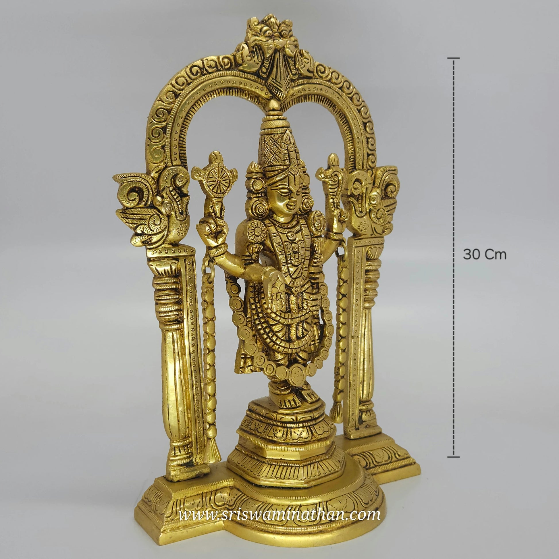 Lord Srinivasa Venkateswara Balaji statue - Traditional design for Garuda Panchami pooja
