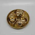 3 CUP POOJA PLATE